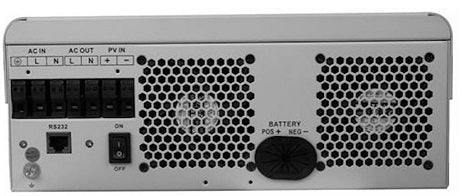 Growtech 5.5KW 48v Mppt Hybrid Solar Inverter 100A 120V-450VDC