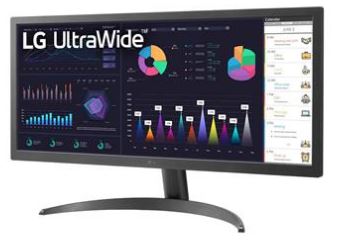 LG 26WQ500 25.7-inch 2560 x 1080p UWFHD 21:9 75Hz 5ms IPS LED Monitor