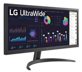 LG 26WQ500 25.7-inch 2560 x 1080p UWFHD 21:9 75Hz 5ms IPS LED Monitor