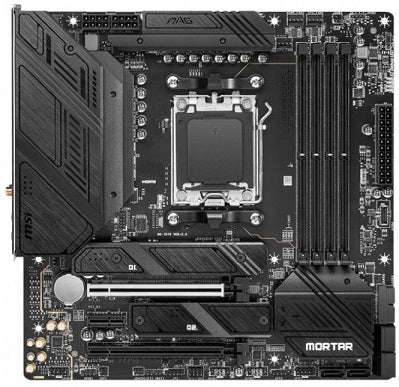 MSI MAG B650M Mortar Wifi AMD AM5 mATX Gaming Motherboard