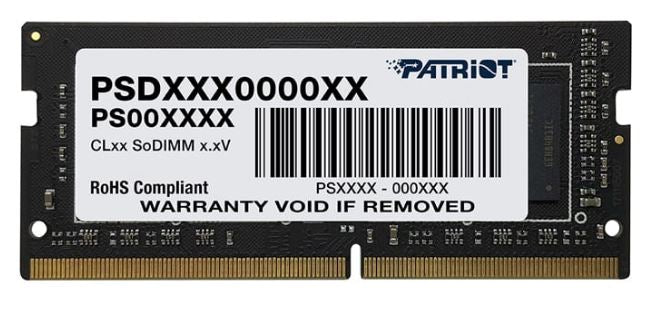 Patriot Signature Line 8GB DDR4 2666MHz Single Rank SODIMM Notebook Memory