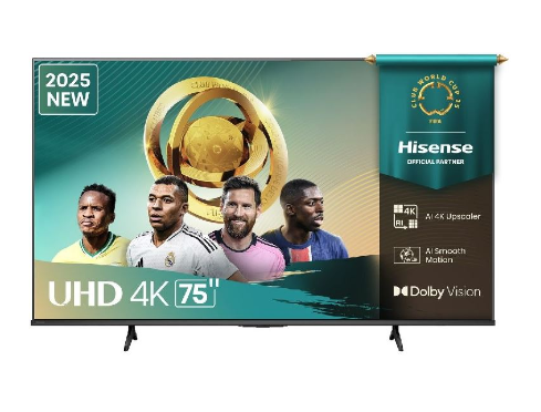 Hisense 75-Inch A6Q Ultra HD Smart TV
