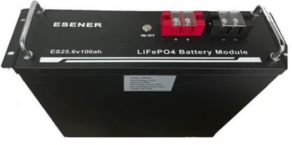 Solarix Esener 2.56 kWh 25.6V 100 Ah Lithium Iron Phosphate Battery Module
