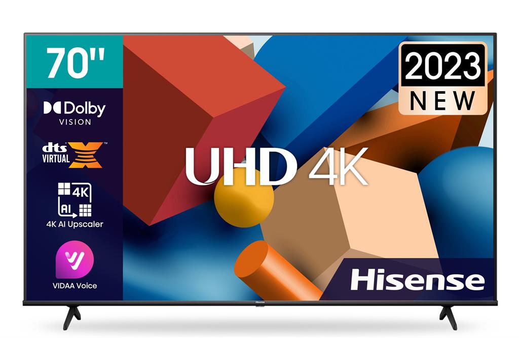 Hisense 70 inch A6K Series Direct LED UHD Smart TV - Resolution 3840 × 2160