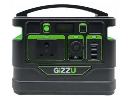 GIZZU 518Wh Portable Power Station 1 x 3 Prong SA Plug Point
