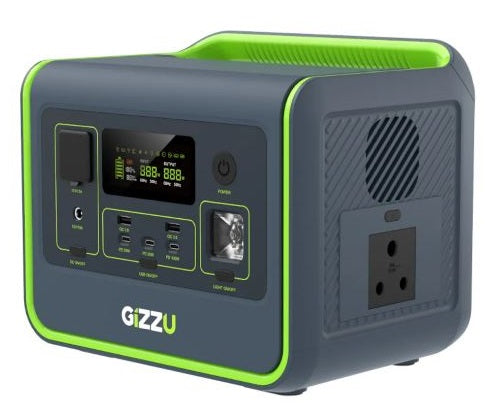 GIZZU Hero Core 512wh/800w UPS Fast Charge LIFEPO4 Portable Power Station