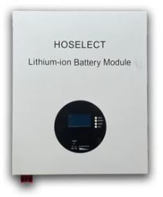 Hoselect 24V Lithium Battery LIFEPO4 100Ah - Wall Mount