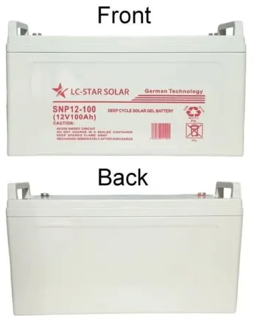 LC-Star 12V 100AH Deep Cycle Solar Gel Battery