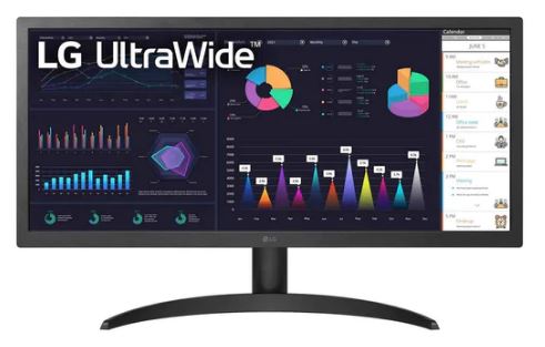 LG 26WQ500 25.7-inch 2560 x 1080p UWFHD 21:9 75Hz 5ms IPS LED Monitor