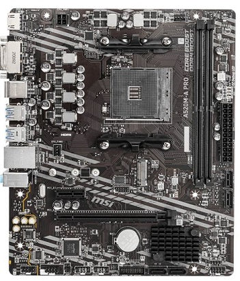 MSI A520M-A Pro AMD AM4 Micro-ATX Gaming Motherboard