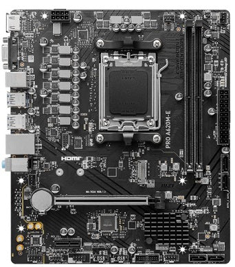 MSI A620M-E PRO AMD AM5 MATX Gaming Motherboard