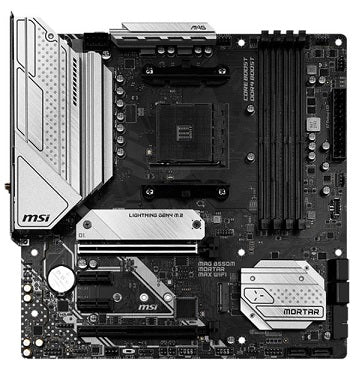 MSI B550M MORTAR MAX WIFI AMD AM4 M-ATX Gaming Motherboard