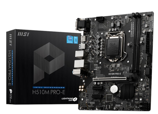 MSI H510M PRO-E Intel LGA1200 M-ATX Motherboard