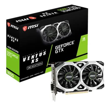 MSI Nvidia GeForce GTX 1650 D6 VENTUS XS OC 4GB GDDR6 128-BIT Graphics Card