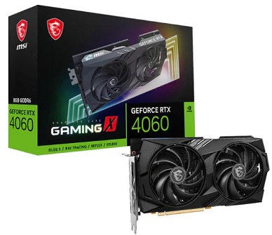 MSI Nvidia GeForce RTX 4060 Gaming X 8G GDDR6X 128-BIT Graphics Card
