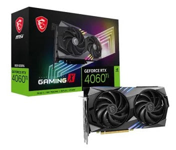 MSI Nvidia GeForce RTX 4060Ti Gaming X 8G GDDR6X 128-BIT Graphics Card