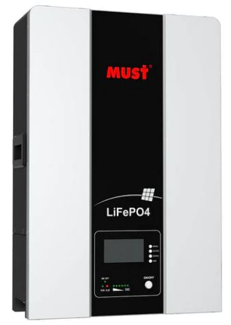 Must LP16-48100 (51.2v/100 ah) 5.12kwh wall mounted lithium battery (life04 battery)