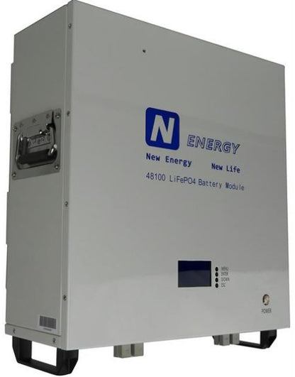 N-Energy 4.8KWH 100AH 48V WALL MOUNT LITHUIM ION BATTERY MODULE