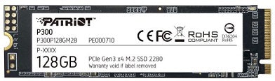 Patriot P300 128GB M.2 PCIe NVMe SSD