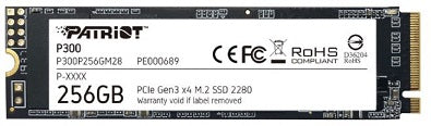 Patriot P300 256GB M.2 PCIe NVMe SSD