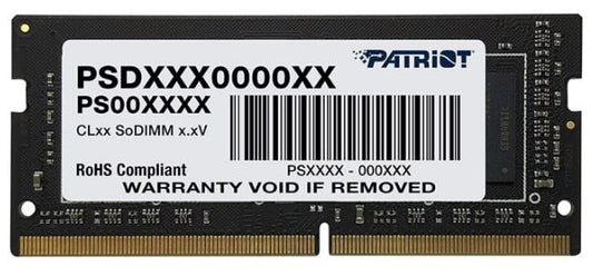 Patriot Signature Line 4GB DDR4 2666MHz Single Rank SODIMM Notebook Memory