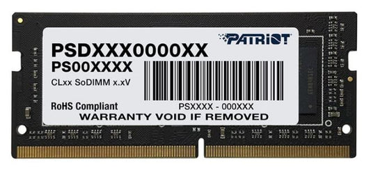 Patriot Signature Line 8GB DDR4 2666MHz Single Rank SODIMM Notebook Memory