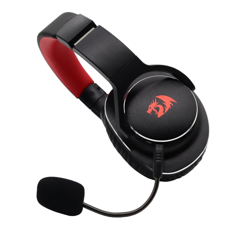 REDRAGON Over-Ear 7.1 PC, PS4, PS5 or Xbox 3.5mm AUX Gaming Headset – Black