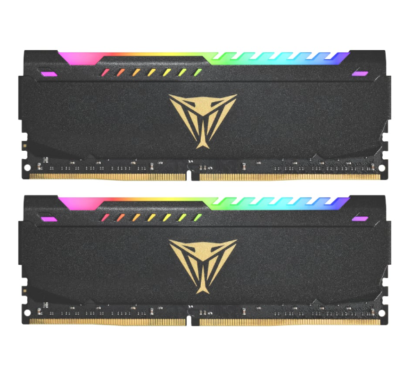 Patriot Vipersteel 32GB KIT (2x16GB) 3600MHz DDR4 Desktop Gaming Memory RGB