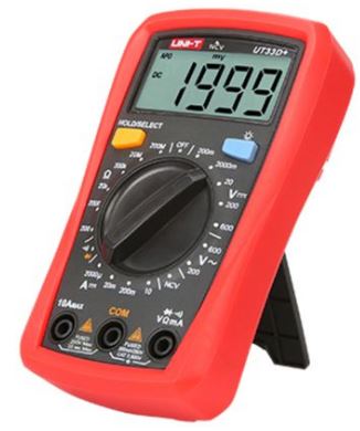 UNI-T UT33D+ Digital NVC Multimeter Voltage Current Resistance Tester Buzzer LCD Backlight